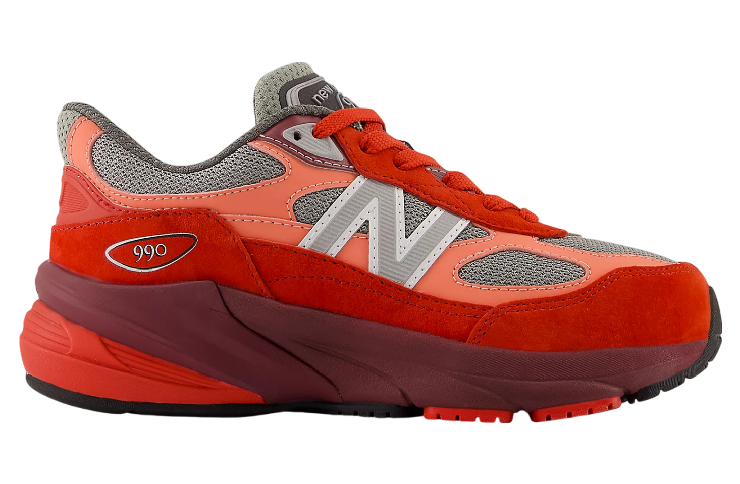 New Balance 990v6 GS Red Alert / Flare