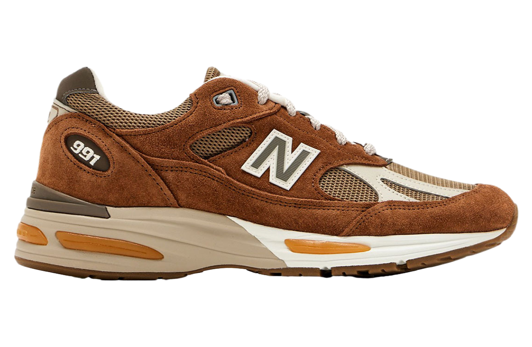 New Balance 991v2 Caramel Cafe / Dijon
