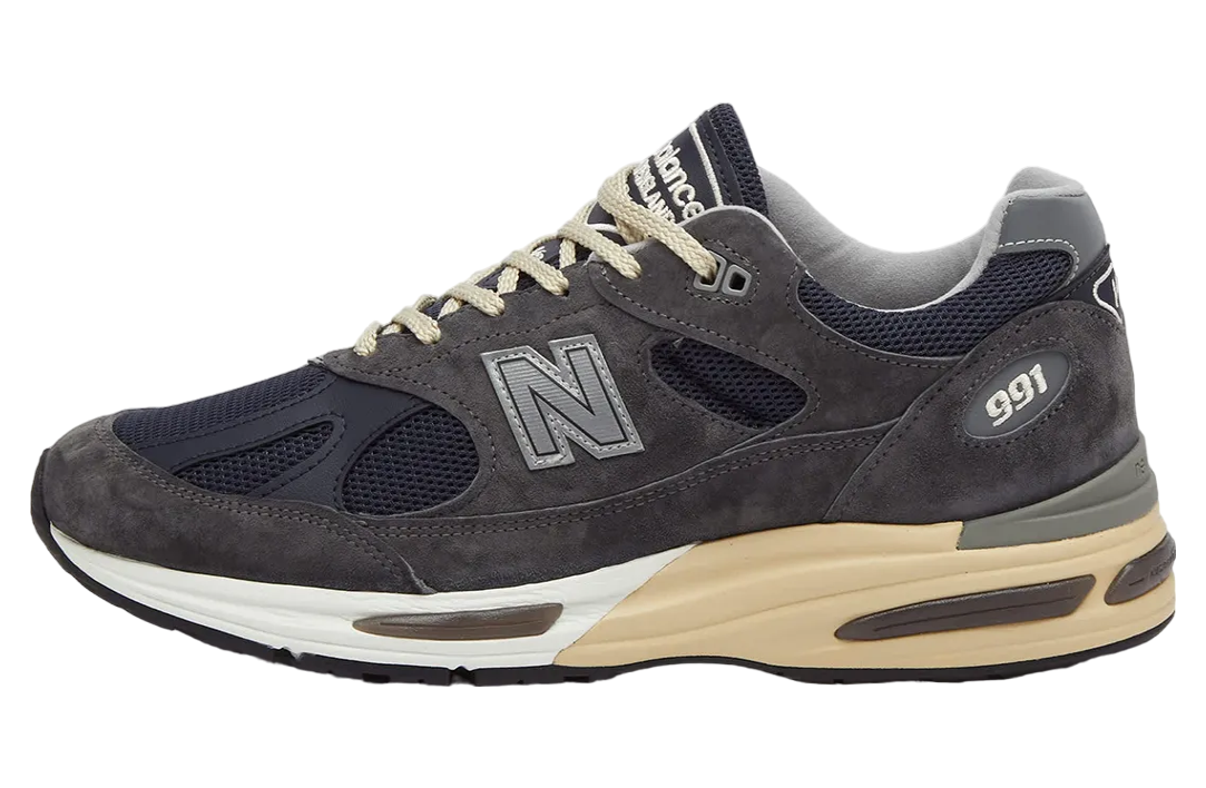 New Balance 991v2 Grey Navy Sep 2024 U991GG2 KicksOnFire