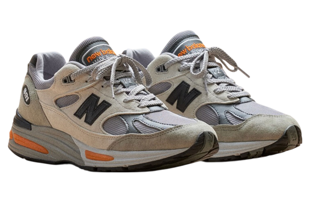 New balance grey orange hotsell