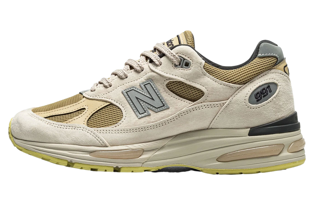 New Balance 991v2 Silver Birch - Dec 2025 - U991PW2 - KicksOnFire.com