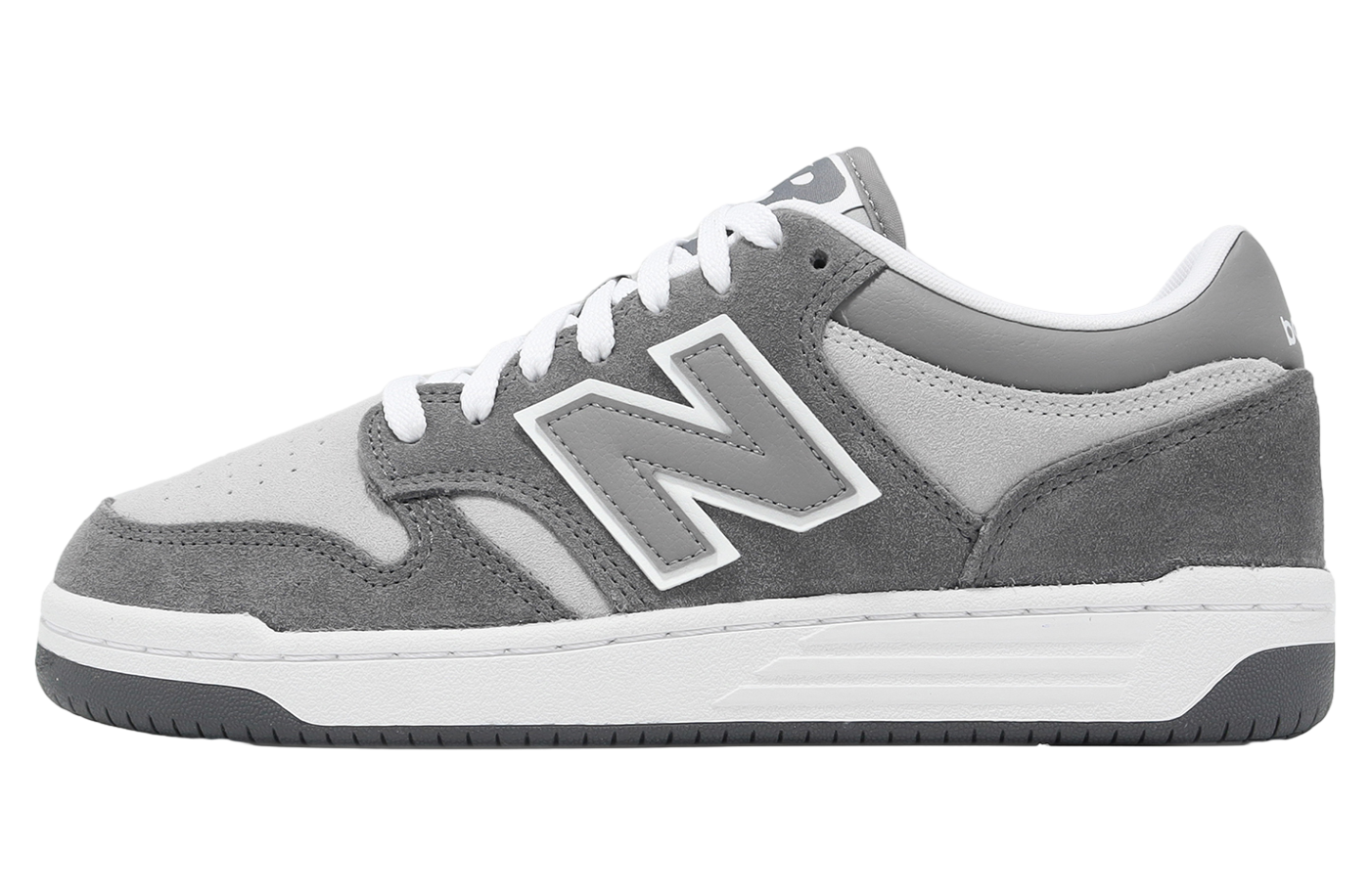 New Balance BB 480 Low Grey / White - Feb 2024 - BB480LECD