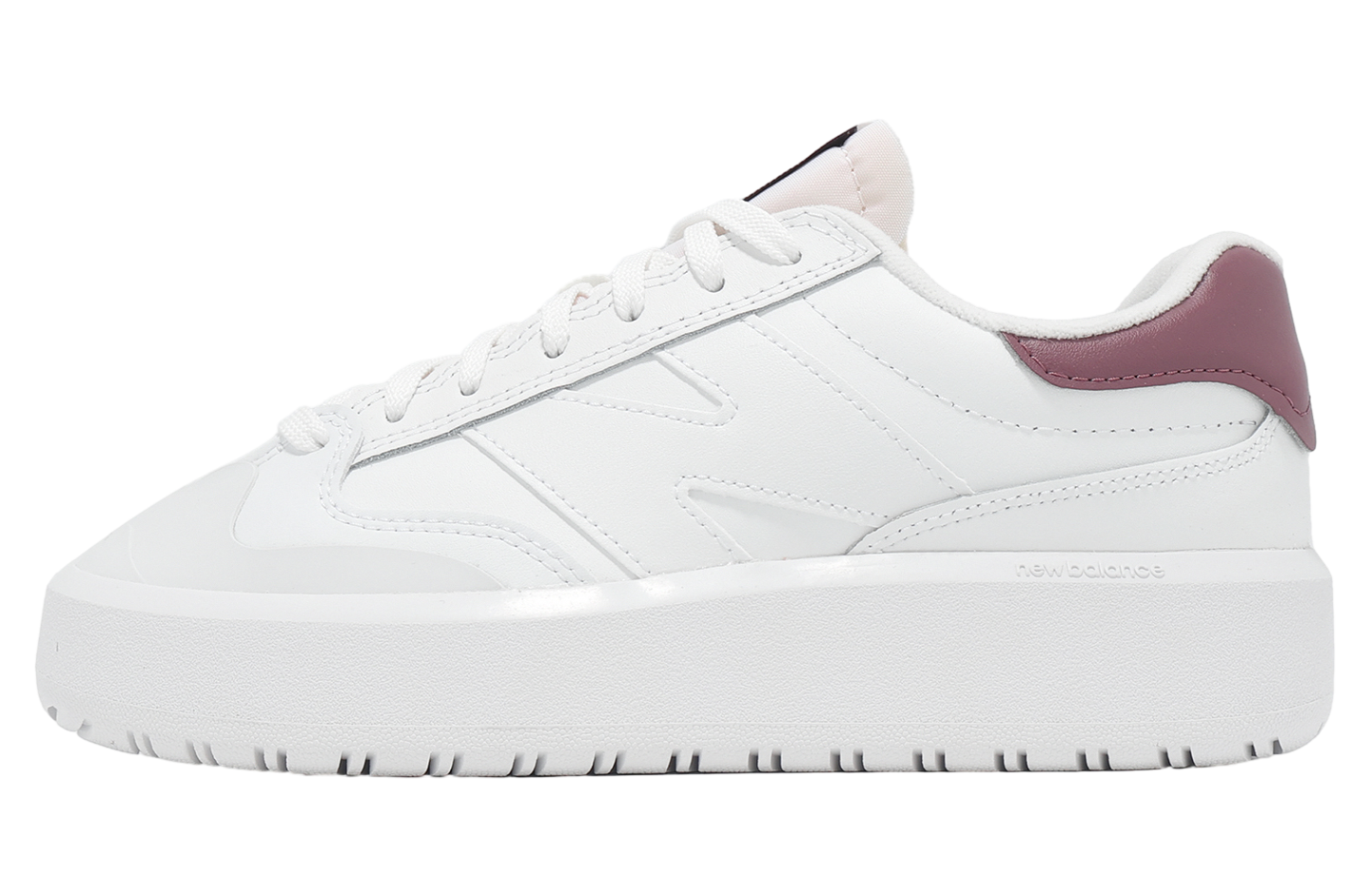 New Balance CT302 White / Washed Burgundy