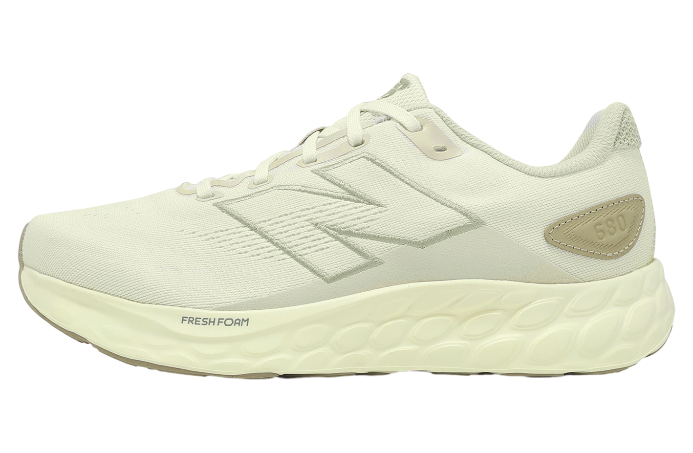 New Balance Fresh Foam 680 V8 2E Wide Beige / Silver