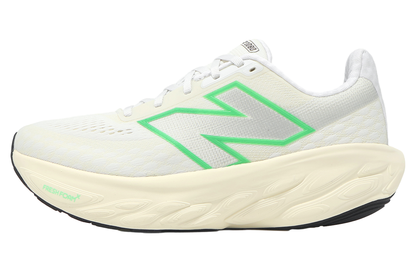 New Balance Fresh Foam X 1080 V14 2E Wide Beige / Green