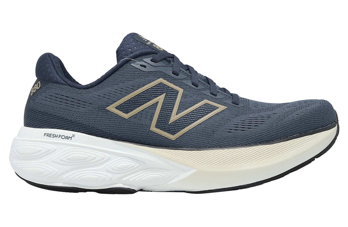 New Balance Fresh Foam X 880 V15 2E Wide Navy / Yellow