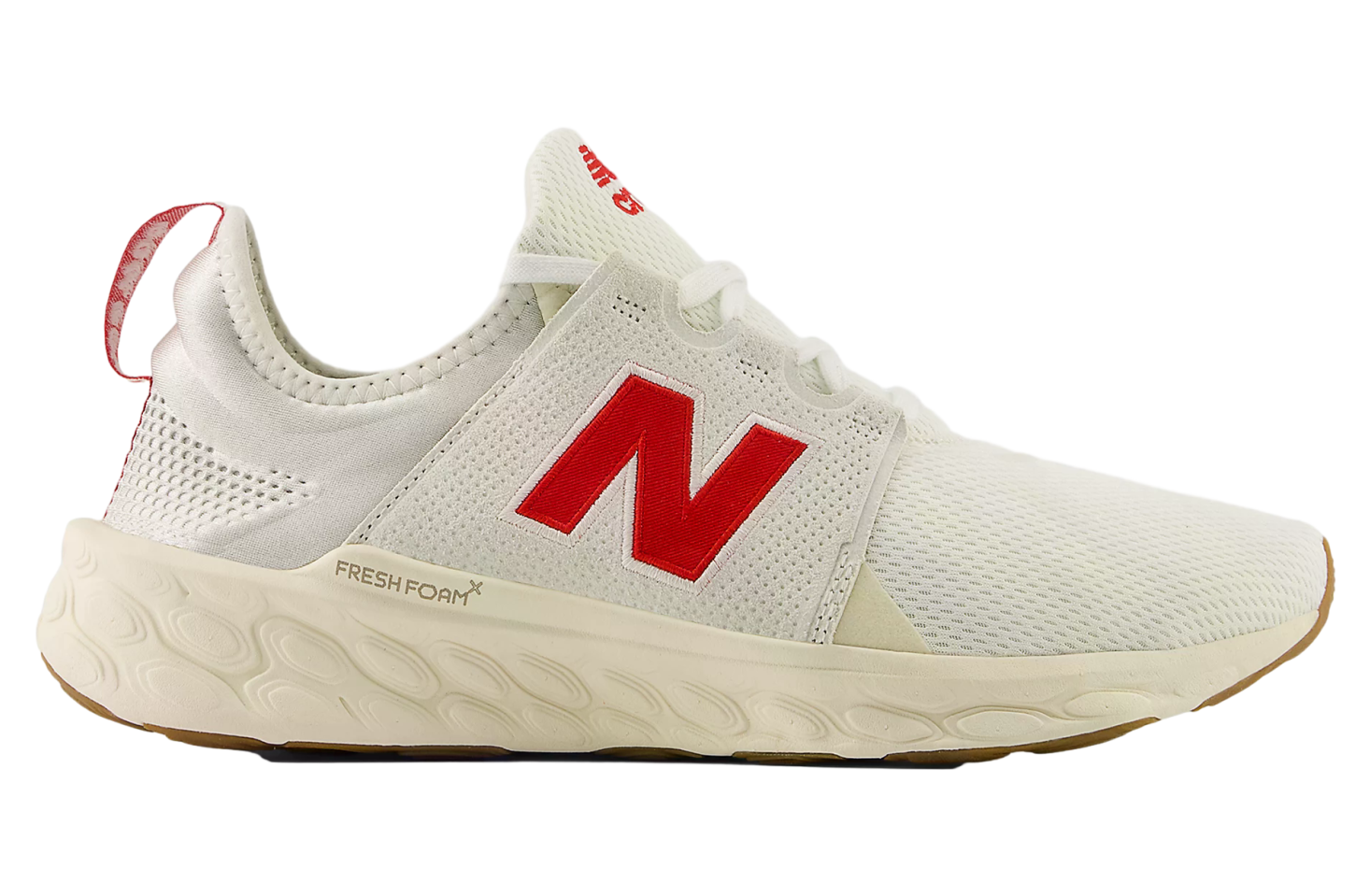 New Balance Fresh Foam X Cruz v3 Sea Salt / Team Red