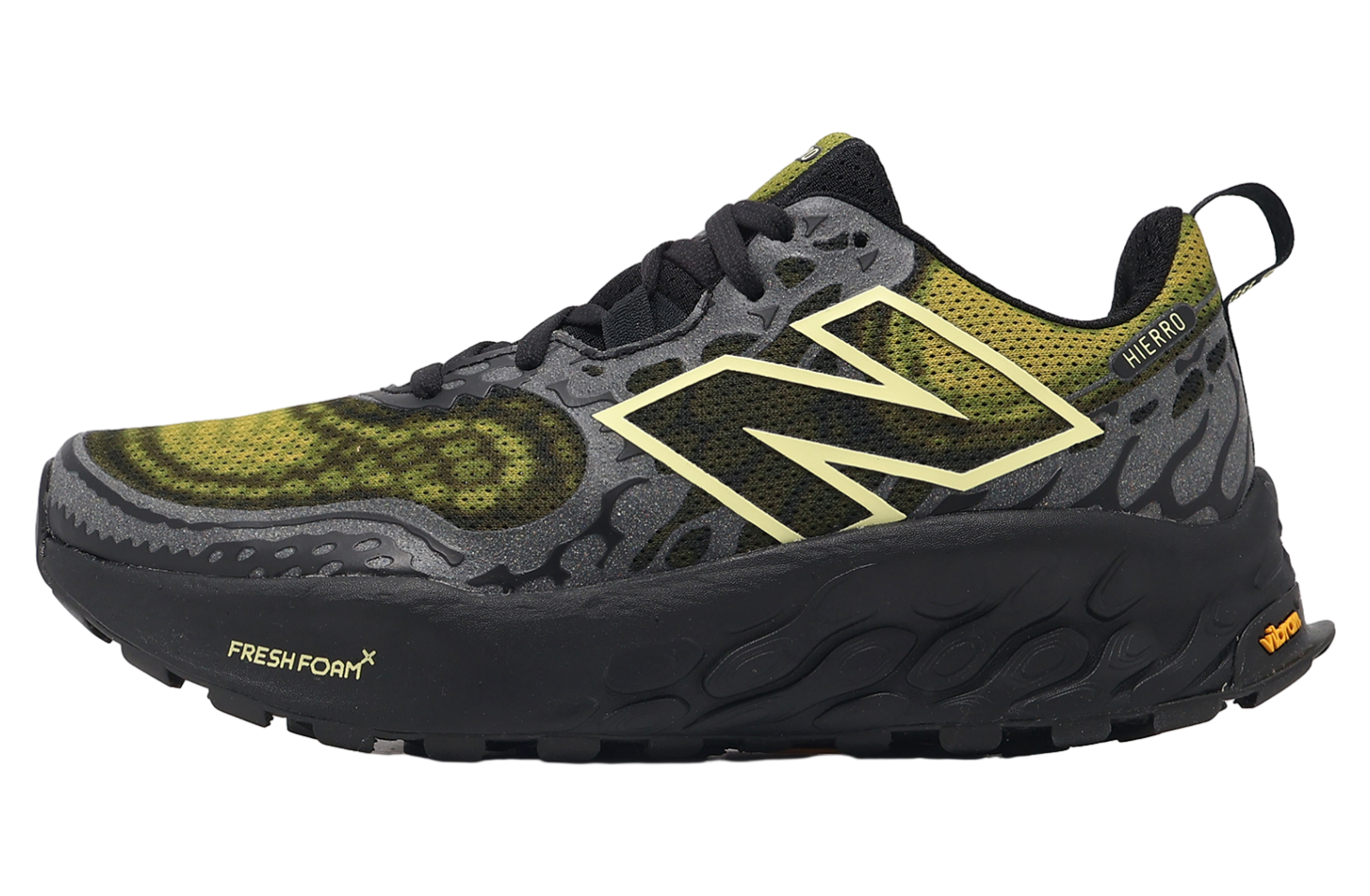 New Balance Fresh Foam X Hierro V8 2E Wide Black / Yellow