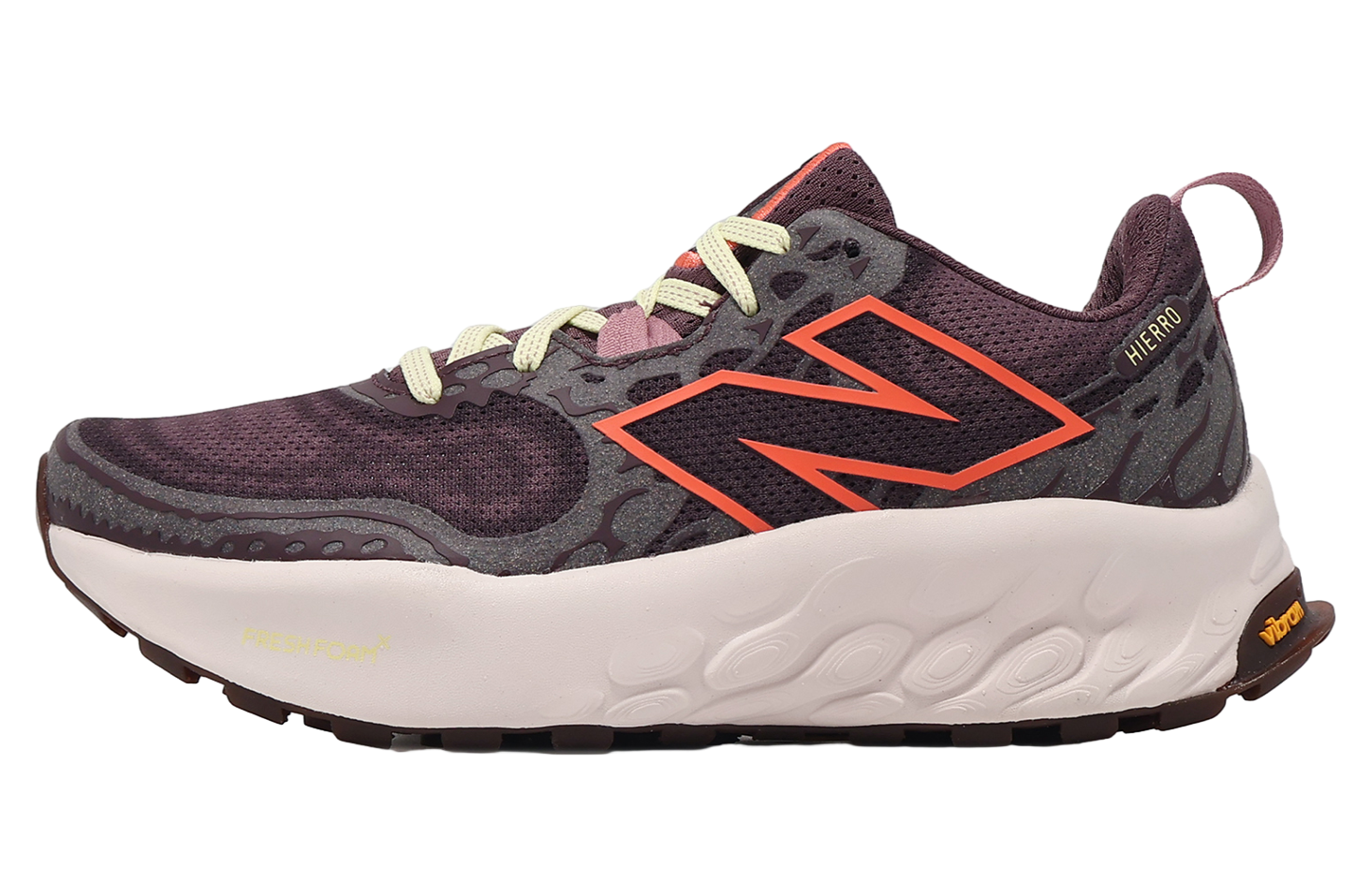 New Balance Fresh Foam X Hierro V8 D Wide WMNS Licorice With Gulf Red / Pink Granite