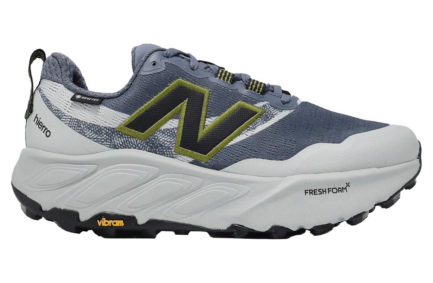 New Balance Fresh Foam X Hierro V9 GTX 2E Wide Green / Blue