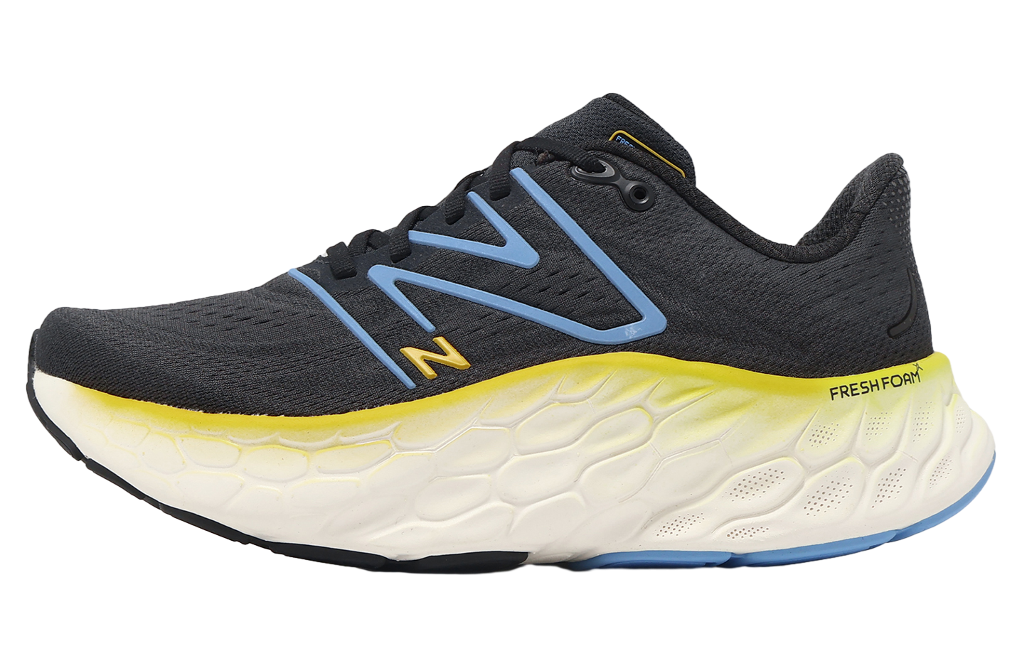 New Balance Fresh Foam X More V4 2E Wide Black / Coastal Blue