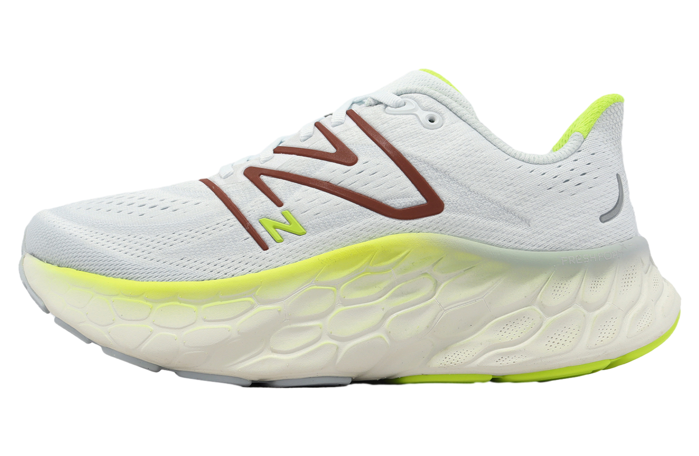 New Balance Fresh Foam X More V4 2E Wide Grey / Yellow