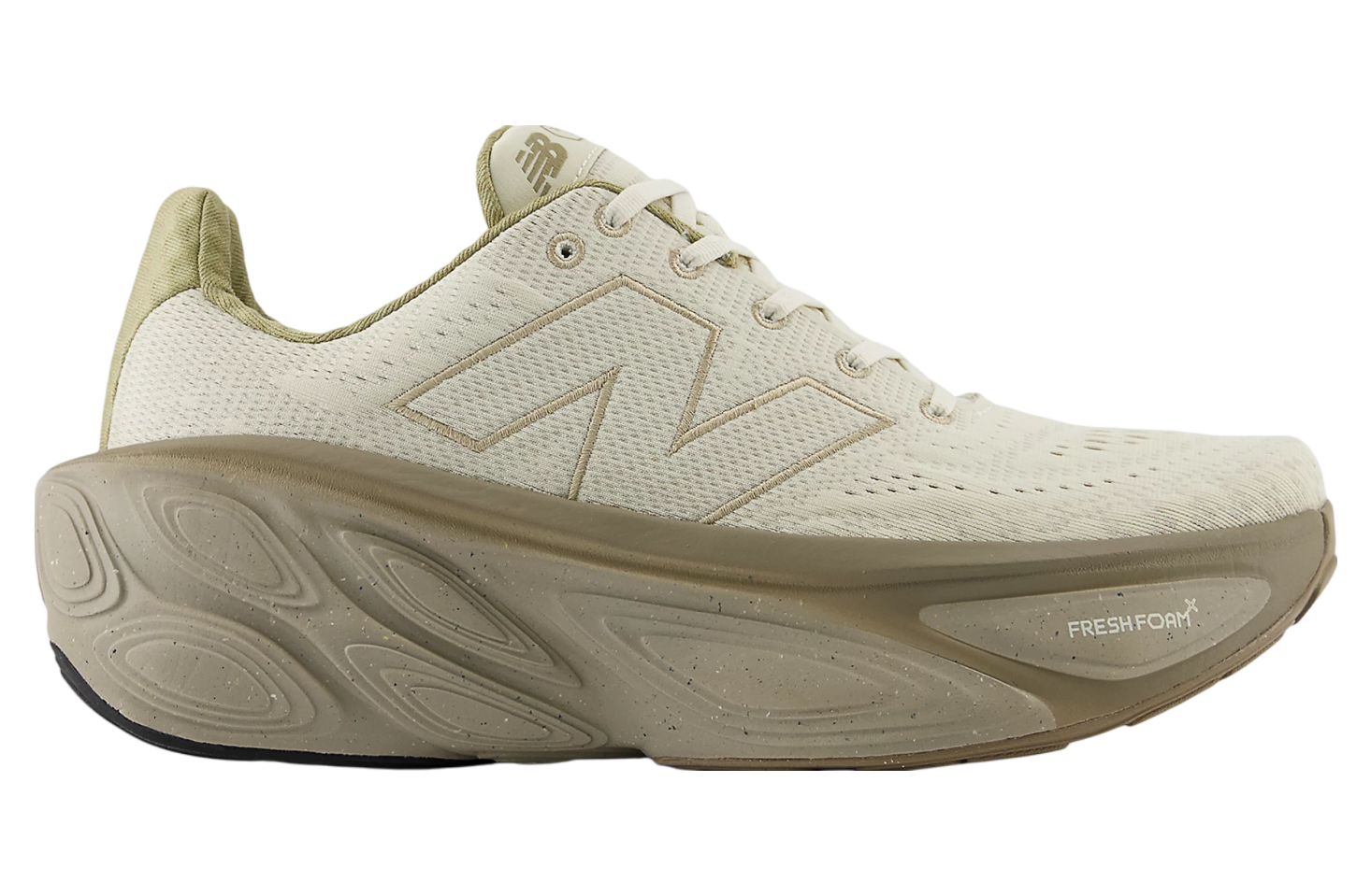 New Balance Fresh Foam X More v5 Linen / Dark Stoneware