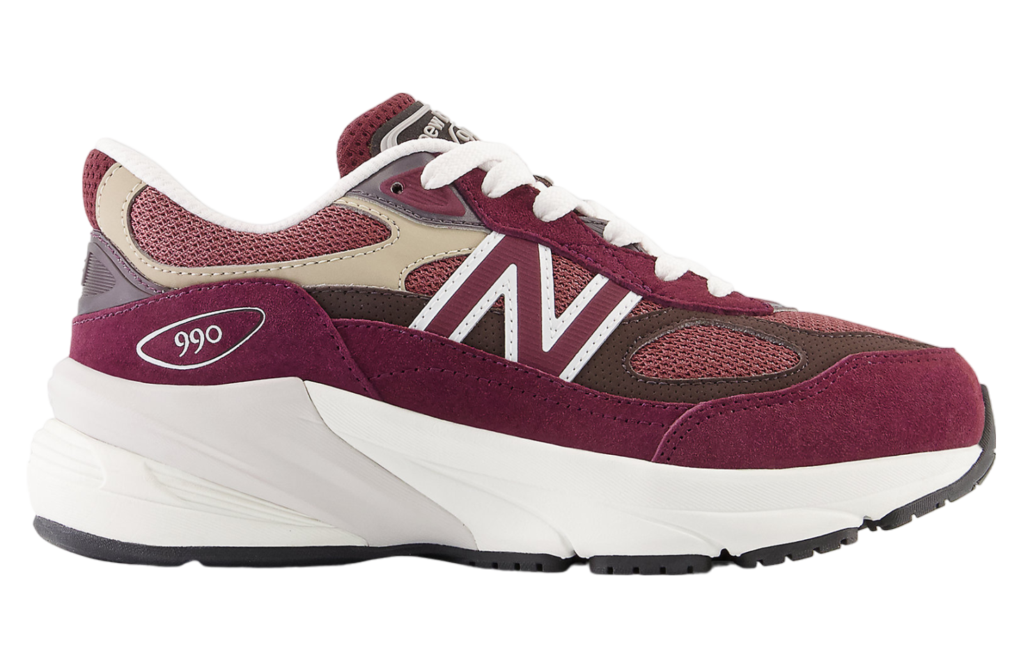 New Balance Fuelcell 990v6 GS Nb Burgundy / Black Coffee