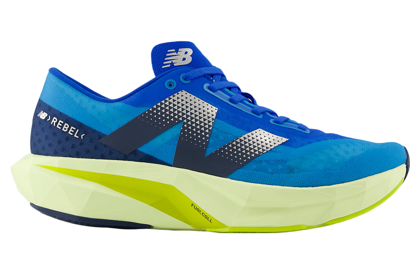 New Balance Fuelcell Rebel v4 Spice Blue / Limelight