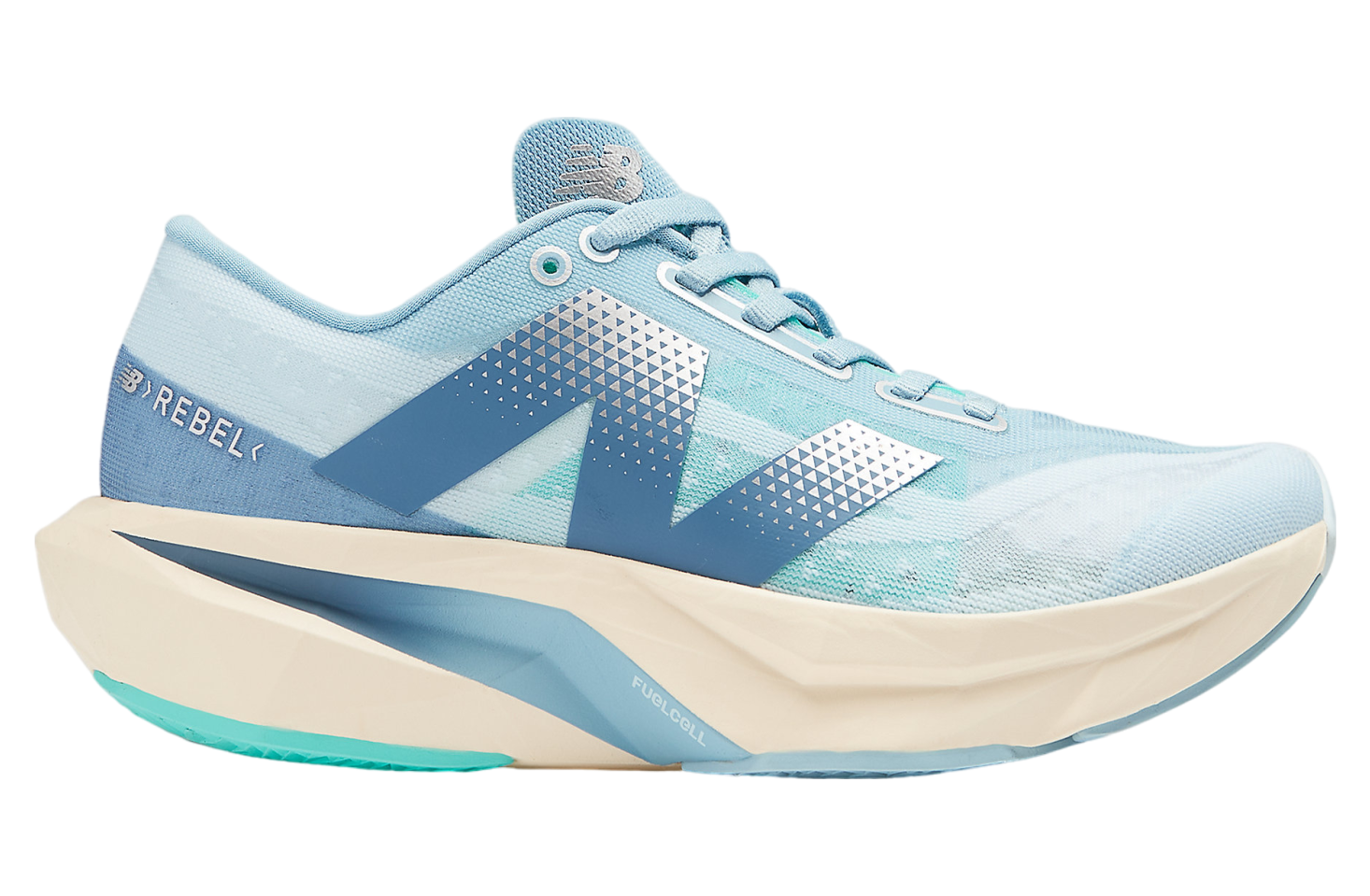 New Balance Fuelcell Rebel v4 WMNS Quarry Blue / Chrome Blue