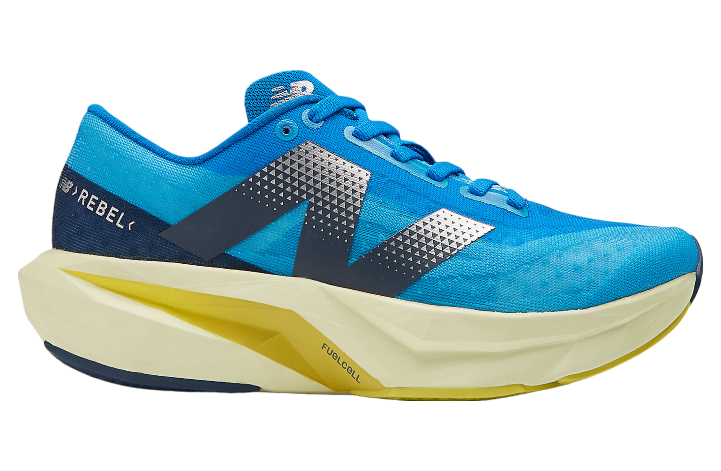 New Balance Fuelcell Rebel v4 WMNS Spice Blue / Limelight