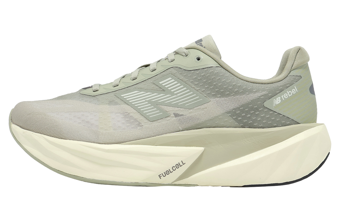 New Balance FuelCell Rebel V5 2E Wide Green / Beige