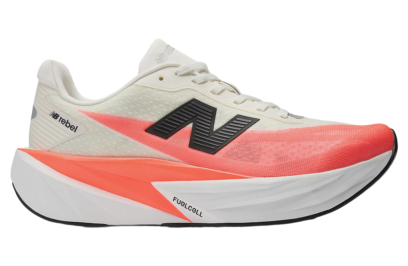 New Balance FuelCell Rebel V5 2E Wide Urgent Red / White