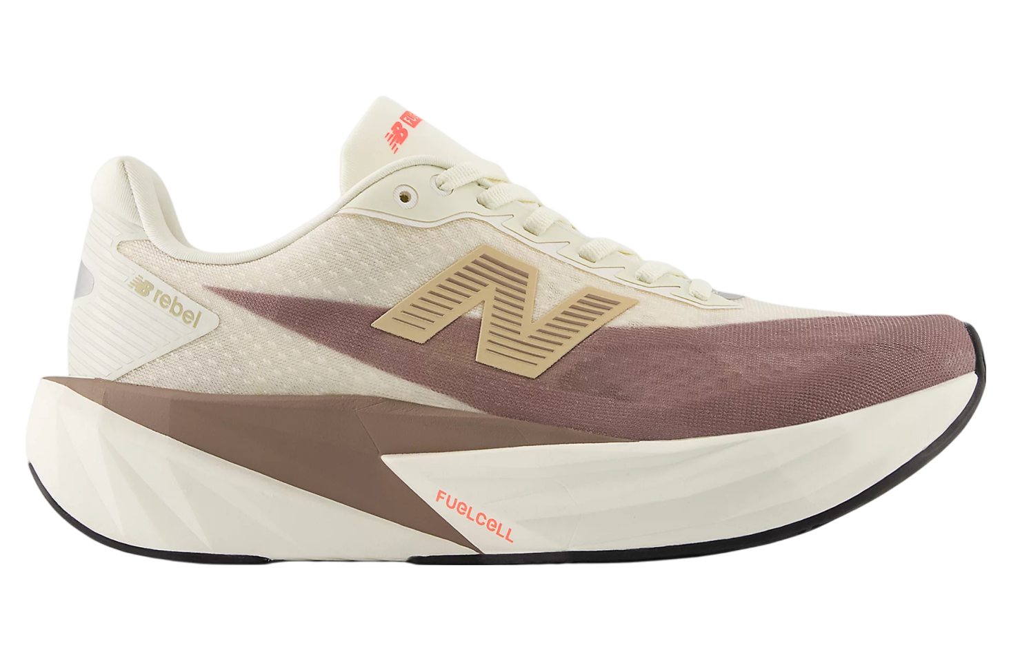 New Balance Fuelcell Rebel v5 WMNS Angora / Earth Shadow