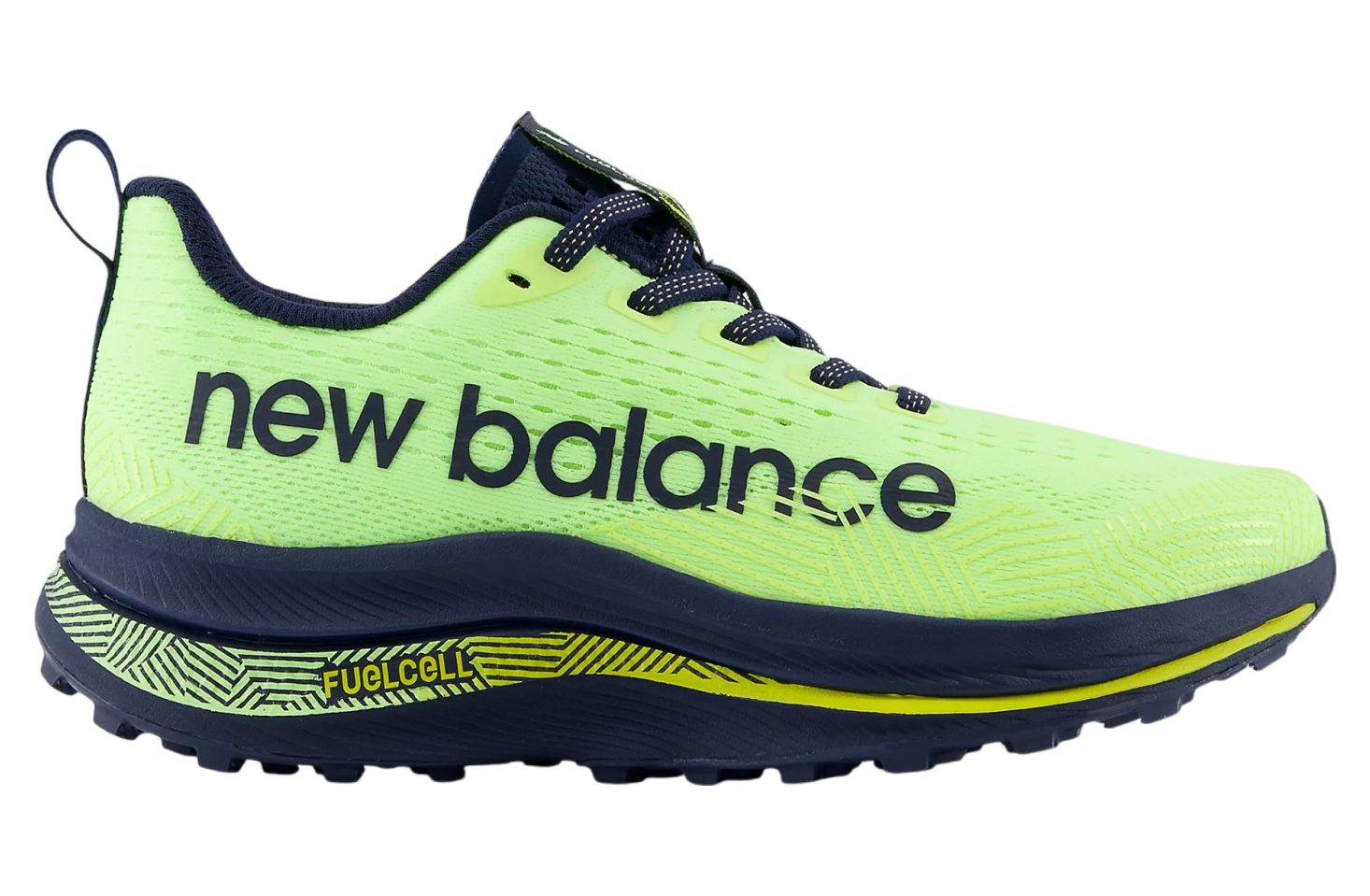 New Balance Fuelcell Supercomp Trail WMNS Bleached Lime Glo / Nb Navy