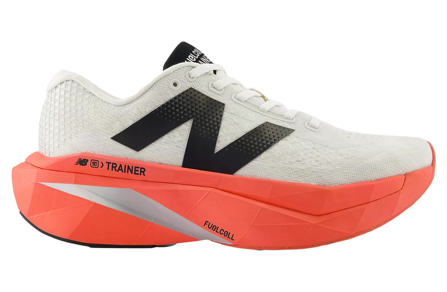 New Balance FuelCell Trainer v3ホワイト/オレンジ Mens New Balance FuelCell SuperComp Trainer v3 Running Shoe