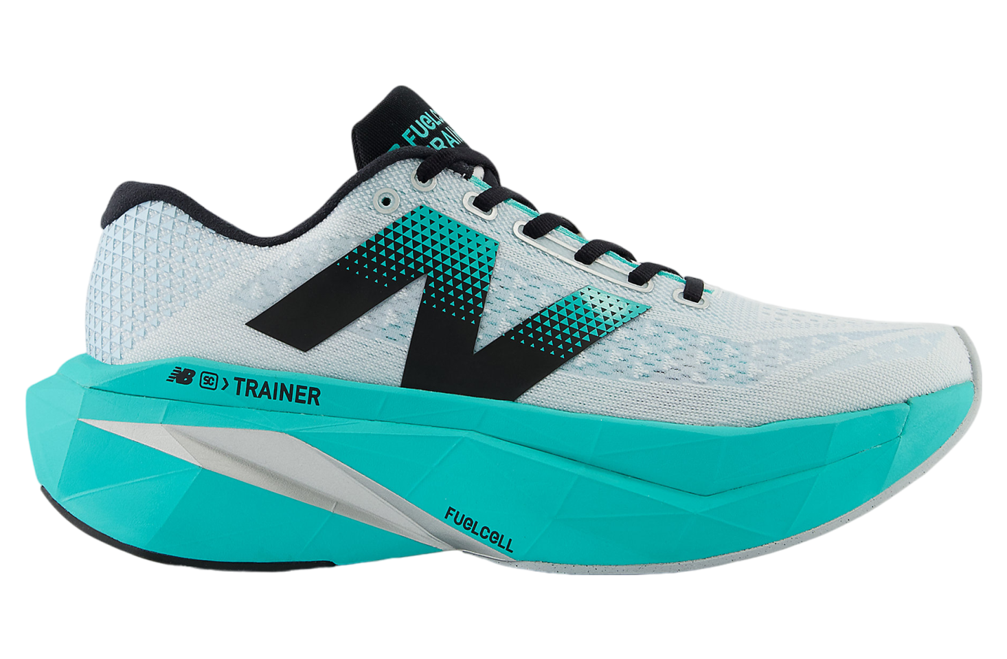 New Balance Fuelcell Supercomp Trainer v3 White / Cyber Jade