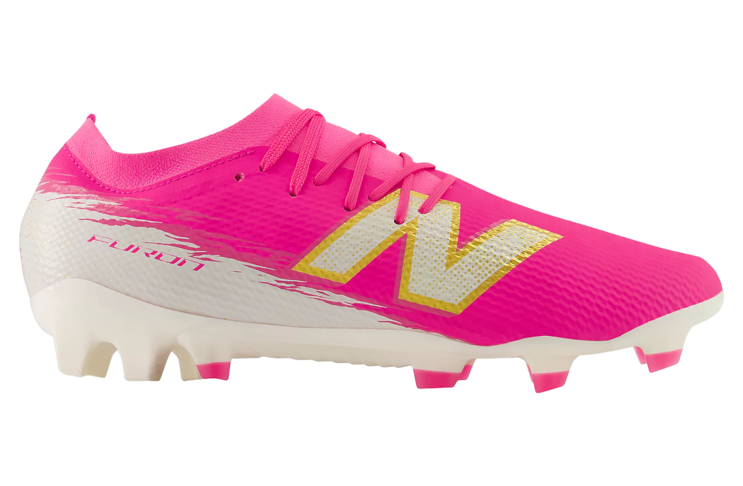 New Balance Furon Team FG V8 Pink Heat / Sea Salt
