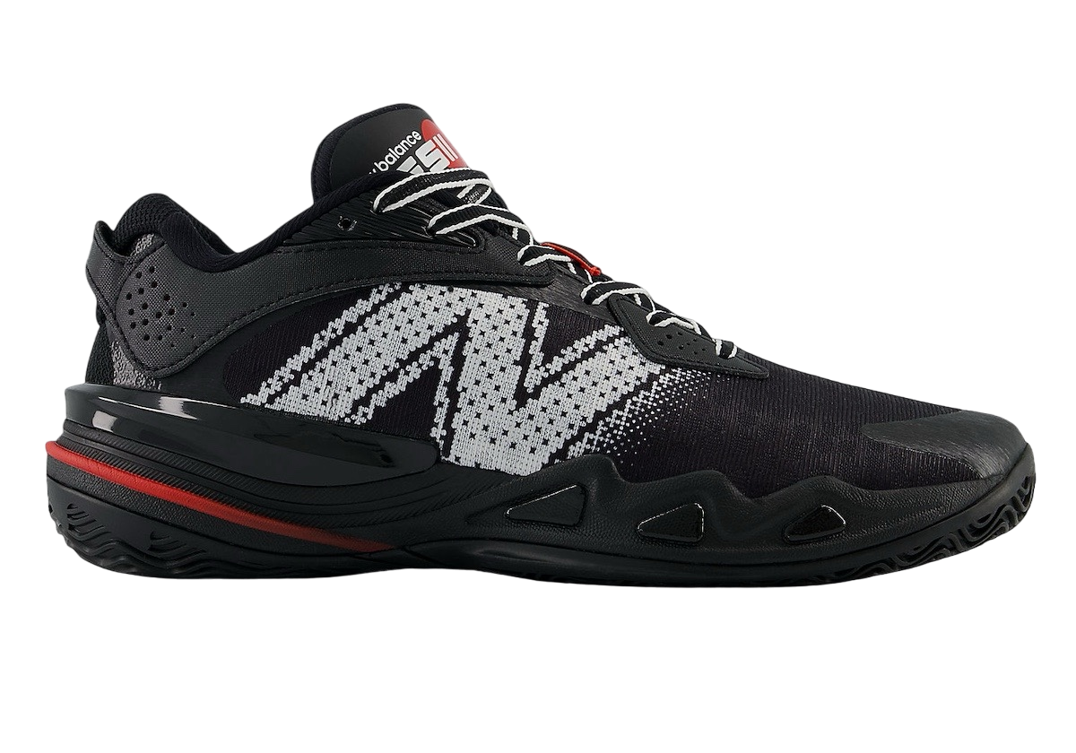 New Balance Hesi Low V2 Black Team Red