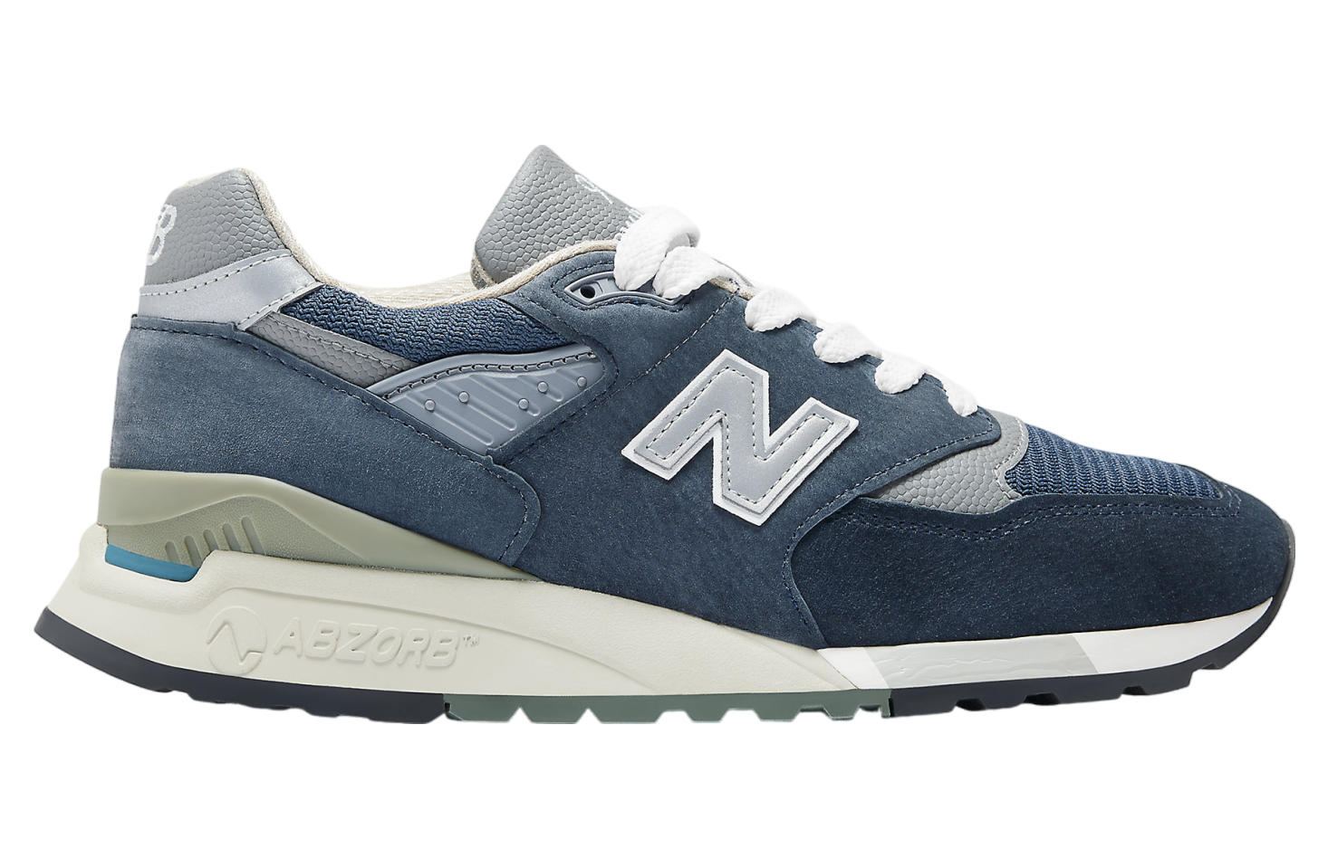 New Balance Made in Usa 998 Navy / Silver