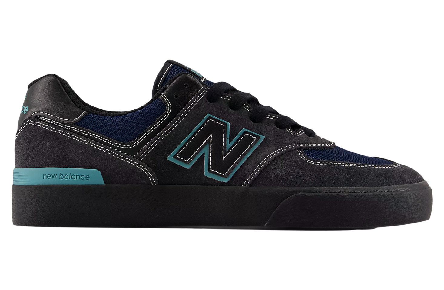New Balance NB Numeric 574 Vulc Faded Black / Faded Teal