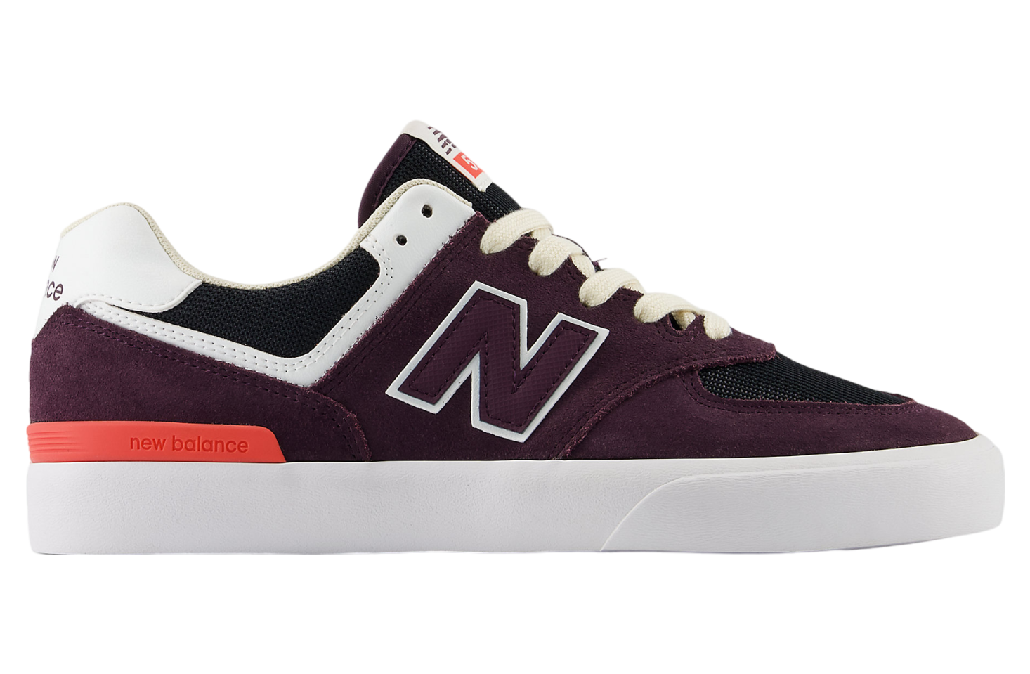 New Balance NB Numeric 574 Vulc Plum Brown / White