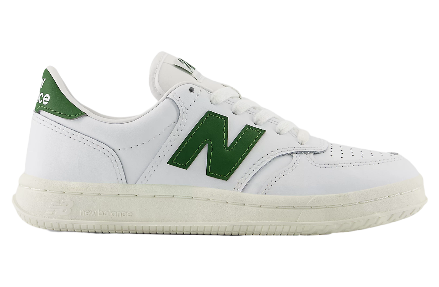 New Balance T500 Lace GS Dark Alpine Green / White