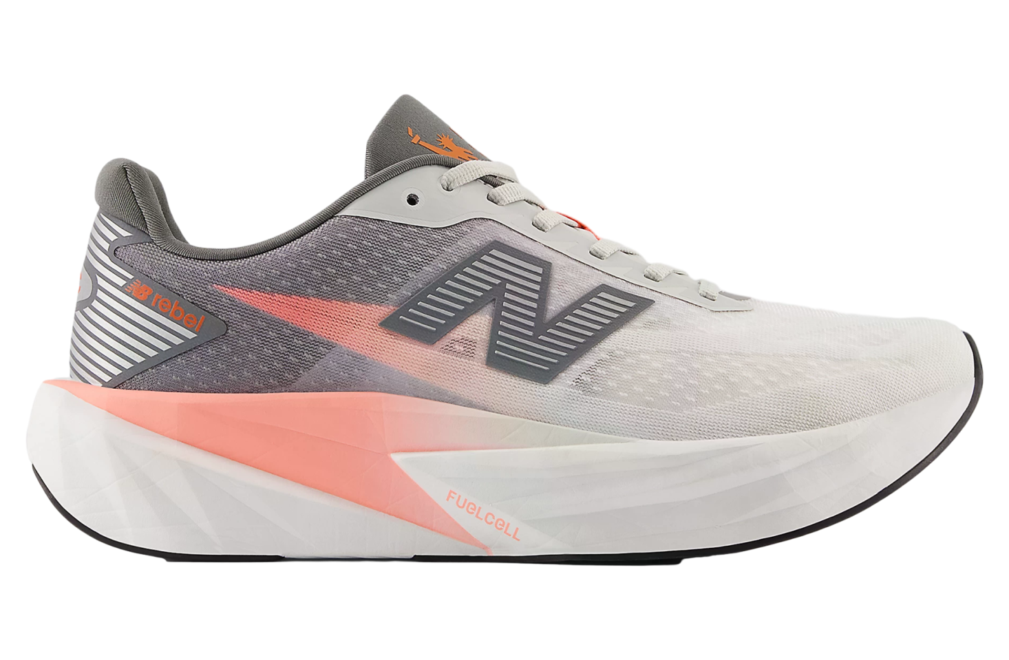 New Balance Tcs Nyc Marathon Fuelcell Rebel v5 Grapefruit / Grey Matter