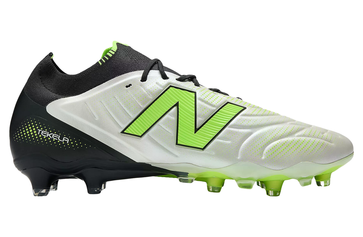 New Balance Tekela Elite Low Laced FG V5 White / Black / Pixel Green