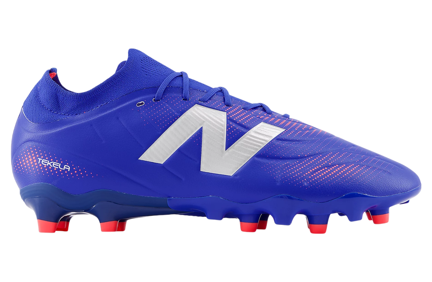 New Balance Tekela Team Low Laced FG V5 Blue Gemstone / Energy Red