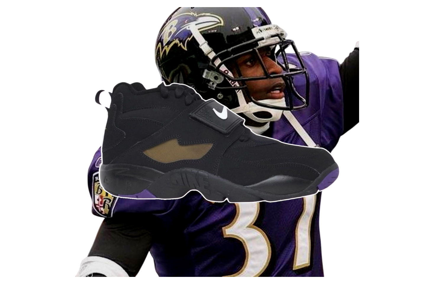 Nike Air Diamond Turf Ravens