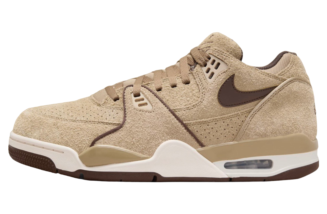 Nike Air Flight 89 Low Khaki Suede Oct 2024 FZ3045 200 KicksOnFire