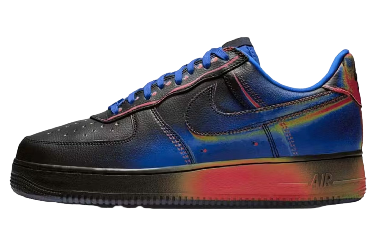 Nike Air Force 1 Black / Racer Blue