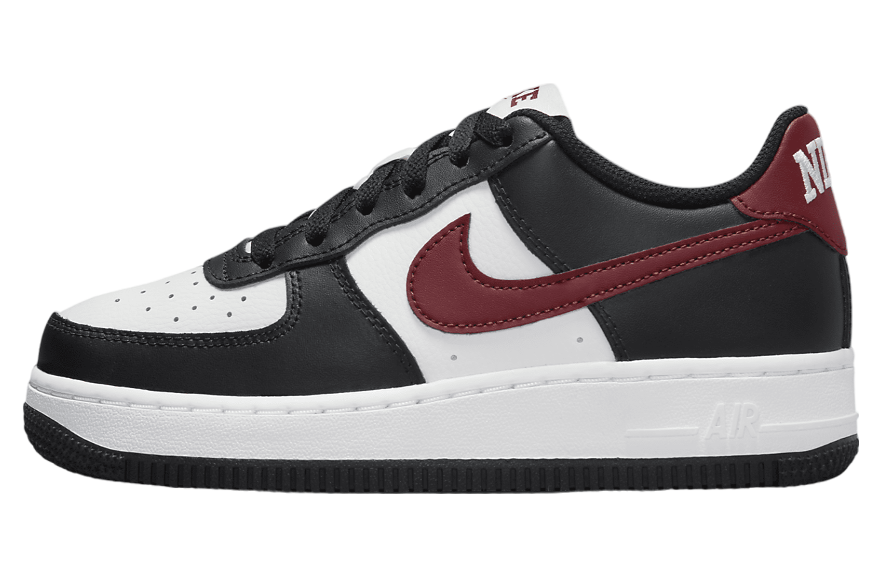 Nike Air Force 1 GS Black / Dark Team Red