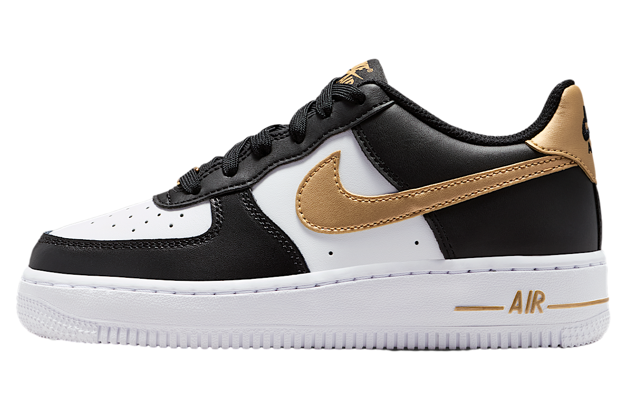 Nike Air Force 1 ホワイト/ブラック/ゴールド　24.5 NIKE ナイキ エアフォース 1 ロー ホワイト ブラックゴールド