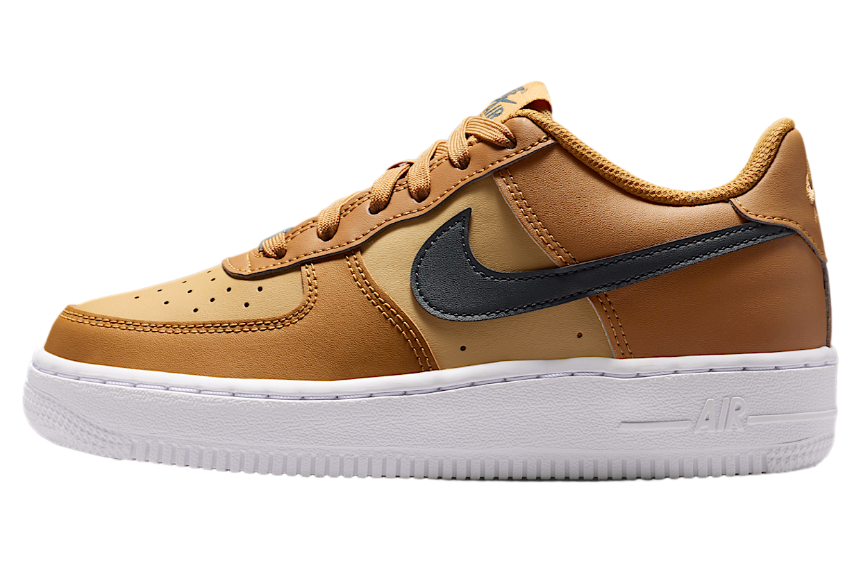 Nike Air Force GS Wheat Club Gold