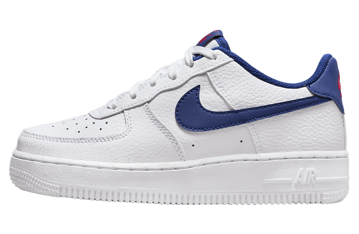 Nike Air Force 1 GS White / Deep Royal Blue