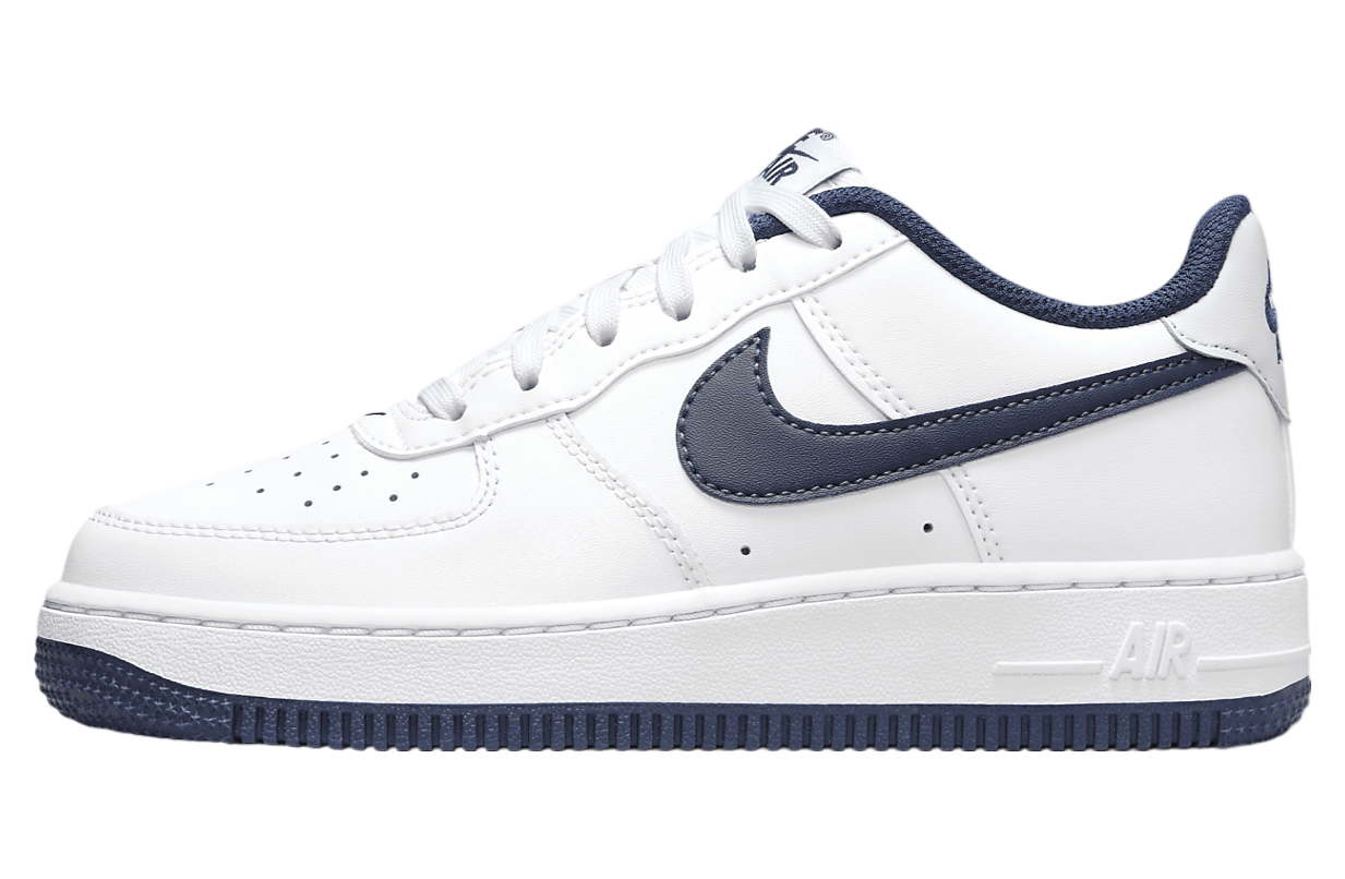Nike Air Force 1 GS White / Midnight Navy