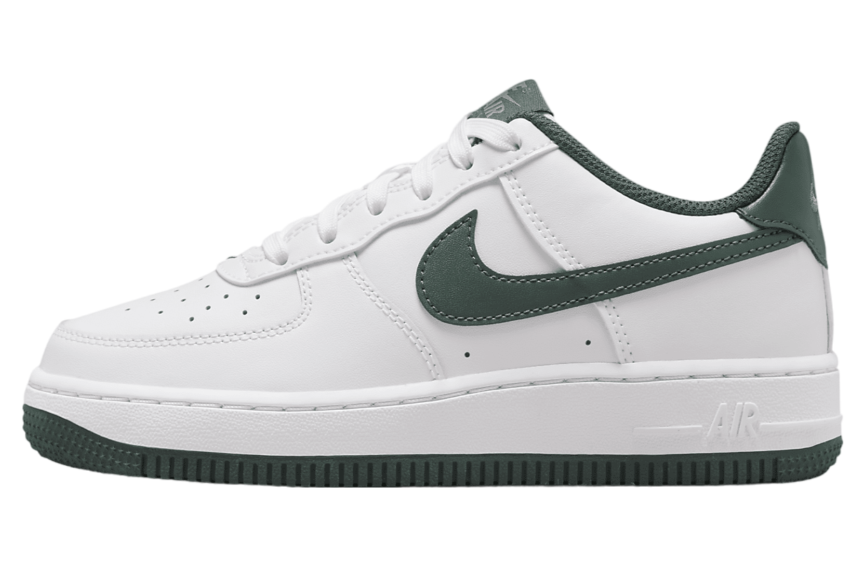 Nike Air Force 1 GS White / Oil Green