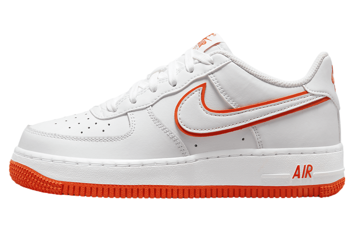 Nike Air Force 1 GS White / Picante Red