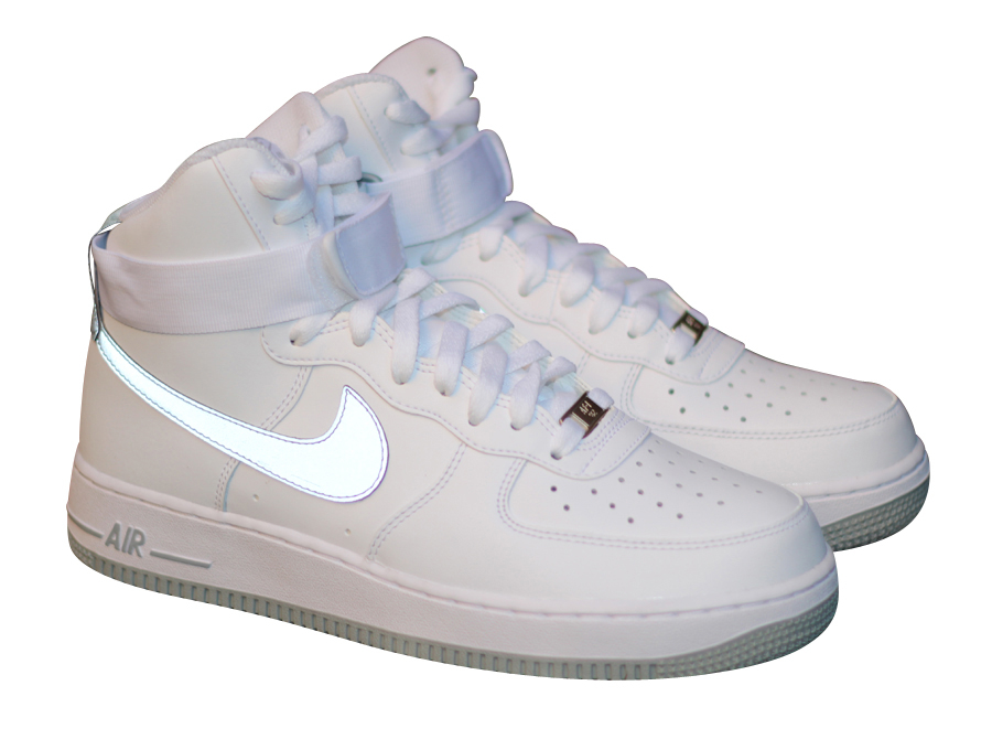 air force 1 reflective silver