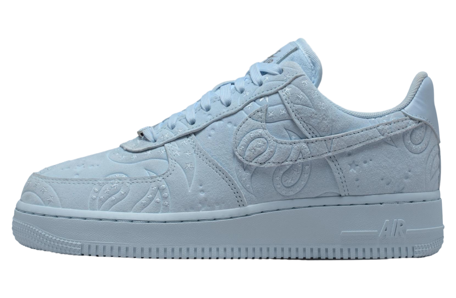 Nike Air Force 1 Hydrogen Blue / Metallic Silver