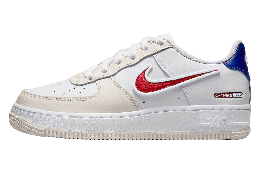 Nike Air Force 1 Low 1972 White / Red - Blue