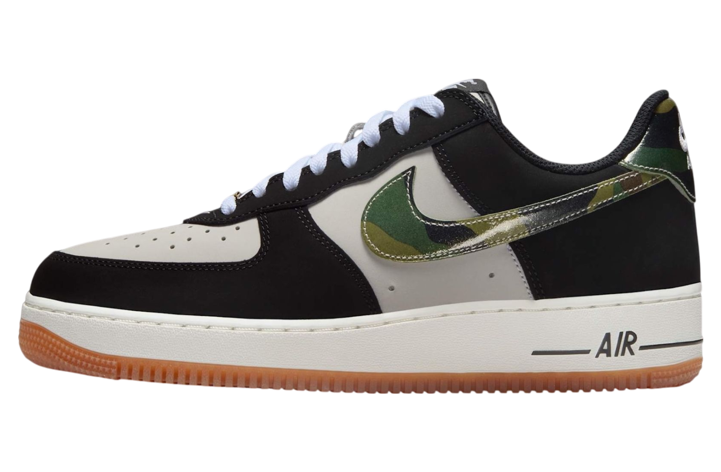 Nike Air Force 1 Low Black Camo Swooshes